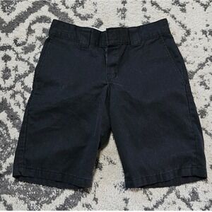 Dickies Men's Slim Fit 11" Work Shorts Black  Cell Phone Pocket Size 30